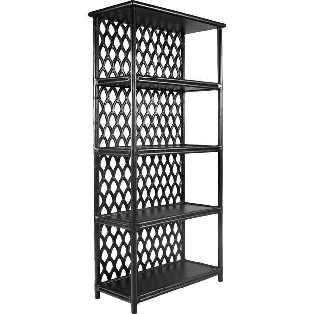 Coastal Casablanca Etagere - Black For Sale - Image 3 of 3