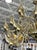 Gold Lu Murano Glass Chandelier by Fornasier For Sale - Image 8 of 9
