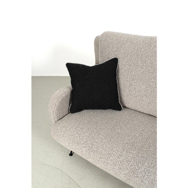 Beige Boucle Sofa, 1950s For Sale - Image 9 of 12