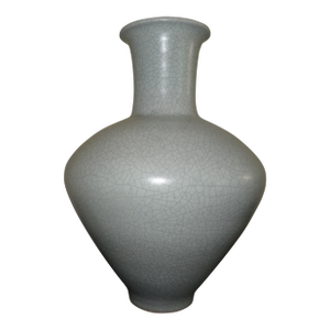 Large Vintage Crackleware Vase