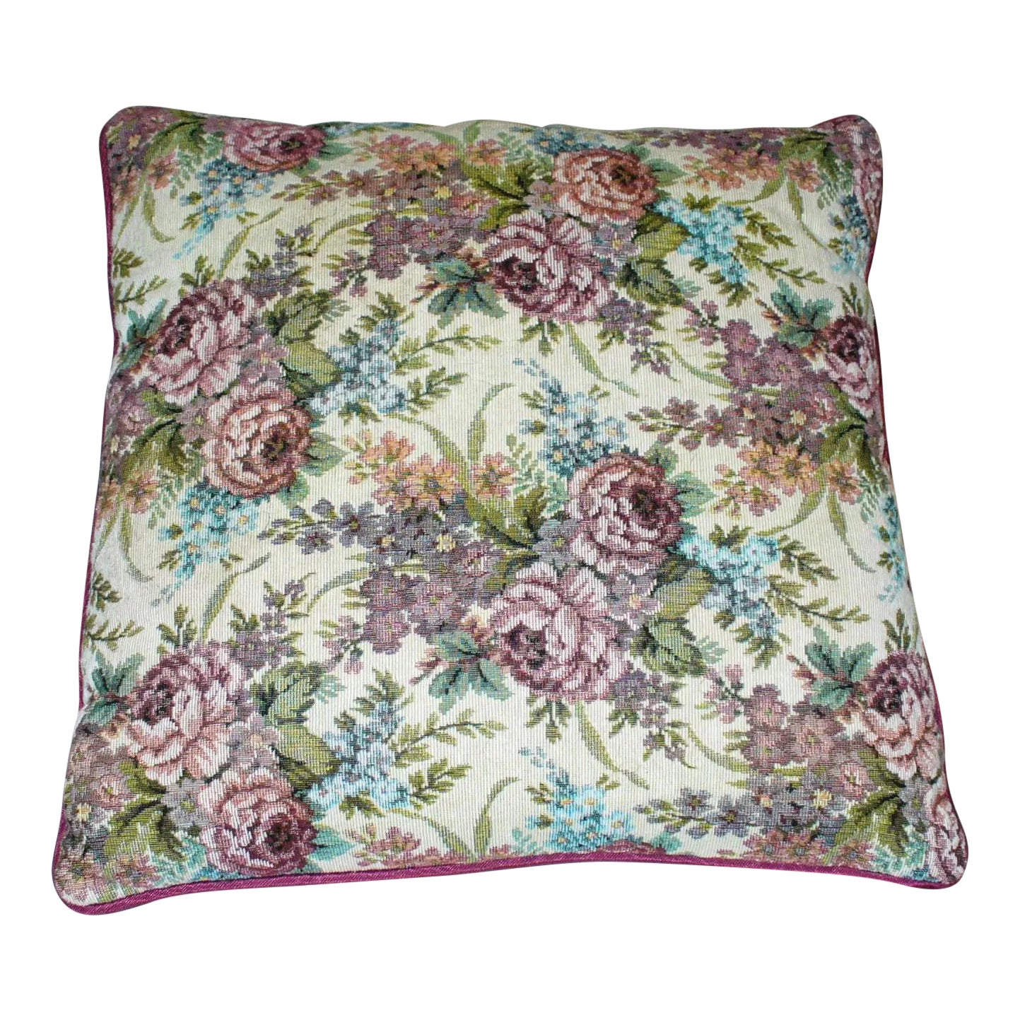 Floral Tapestry Multi Colored Throw Pillow Chairish