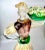 Pair of Tall Mid 20th Century Gilded Murano Art Glass Figures by Gino Fort For Sale - Image 11 of 13