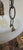 1910s Art Deco Semi-Flush Mount Bowl Ceiling Light Fixture Pendant Brass Hardware For Sale - Image 6 of 13