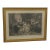 Vintage 19th Century French Interior Room Scene Engraving For Sale
