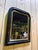 Traditional Napoleon III Blackened Lacquered Wood & Gold Leaf Trim Mirror For Sale - Image 3 of 5