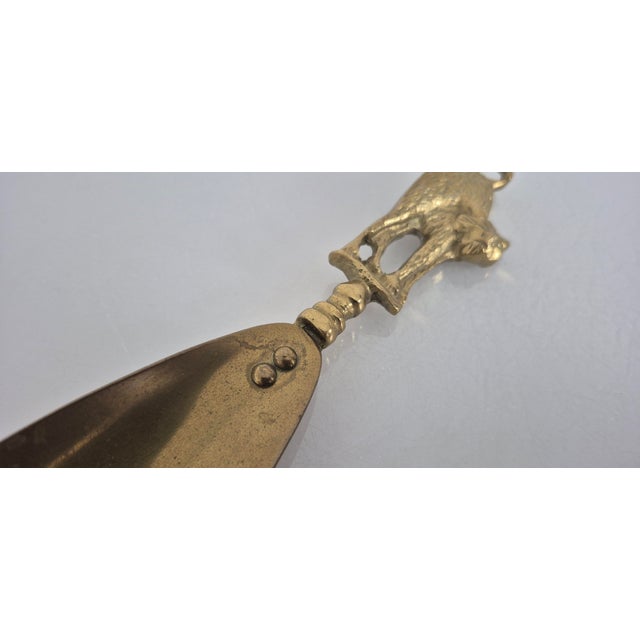 Brutalist Cat-Shaped Shoehorn, Germany, 1960s For Sale - Image 10 of 11