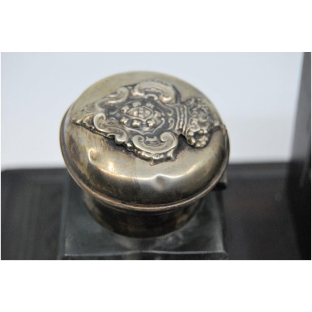Inkwells with Wooden Base For Sale - Image 6 of 13