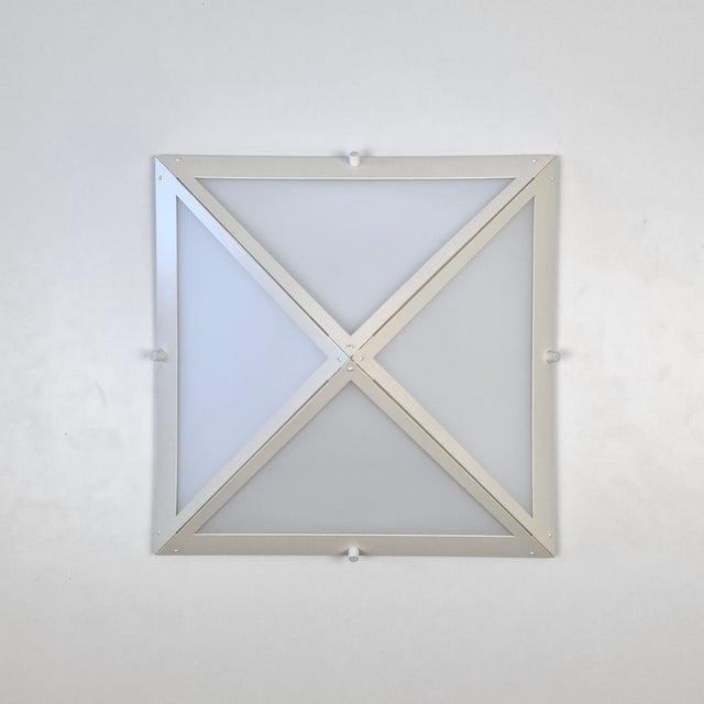 Pyramid-Shaped Wall Light from Glashütte Limburg, 1970s For Sale - Image 9 of 17