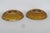 Mid 20th Century Pressed Glass Small Bowls Pair of 2 Amber Color Fruit Snack Butter Dishes - Set of 2 For Sale - Image 11 of 11
