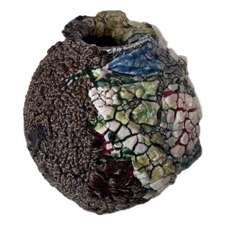 Hybrid Oribe & Karatstu Jar by Kodai Ujiie, Japanese (B. 1990 - ) For Sale