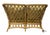 Ivory Vintage Lane Venture Coastal Style Ivory Wicker Settee / Loveseat For Sale - Image 8 of 11
