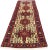 Tribal Vintage Persian Heriz Karaja Runner, Short Hallway Runner - 02'02 X 06'07 For Sale - Image 3 of 9