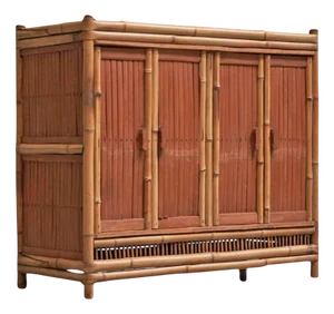 Mid-Century Cabinet in Bamboo, 1960s