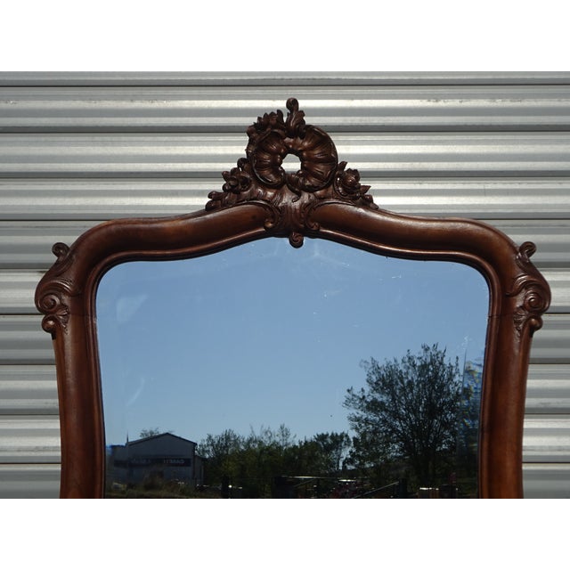 Louis XV Style Walnut Dressing Table, 1890s For Sale - Image 10 of 18