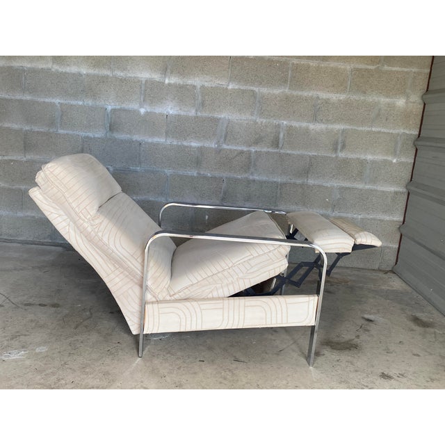 Mid-Century Modern Vintage Mid Century Milo Baughman Design Institute of America Recliner Lounge Chair For Sale - Image 3 of 11