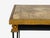 Gold Jacques Quinet Style, Coffee Table, Gold Églomisé Glass, Iron, France, 1960s For Sale - Image 8 of 16