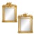 Pair of 19th Century French Neoclassical Antique Giltwood “Wedding” Mirrors For Sale