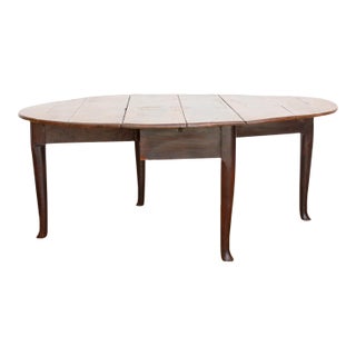 Large 18th Century English Oak Gateleg Dining Table For Sale