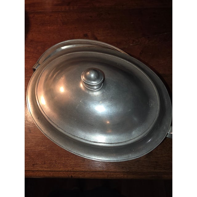 1970s Italian Cosi Tabellini Pewter Tureen Set For Sale - Image 5 of 12