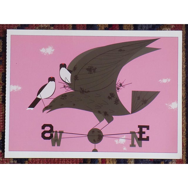 2010s Vintage Charley Harper Diminutive Modernist Abstracted Bird Lithographs - Set of 9 For Sale - Image 5 of 9