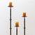 Brutalist Tripod Candlesticks in Wrought Iron, Set of 3 For Sale - Image 9 of 11