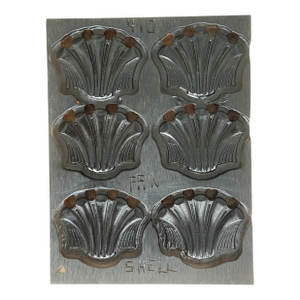Vintage Carved Wood Nautical Scalloped Shell Architectural Factory Mold, Wall Art, Unique Housewarming/Hostess Gift