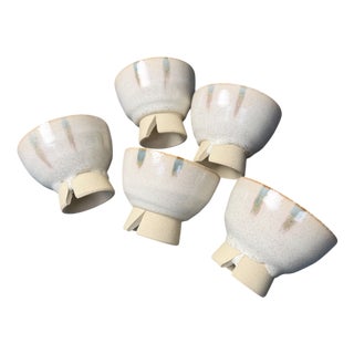 Japanese Kumidashi Tea Cups with Tomobako, 1970s, Set of 5 For Sale