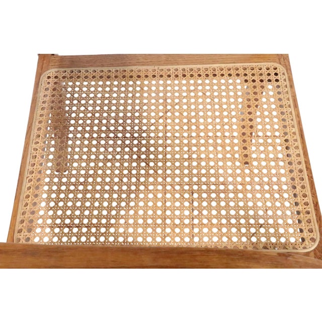 Mid 20th Century Bent Plywood and Cane Arm Chair Circa 1970's After Thonet For Sale - Image 5 of 12