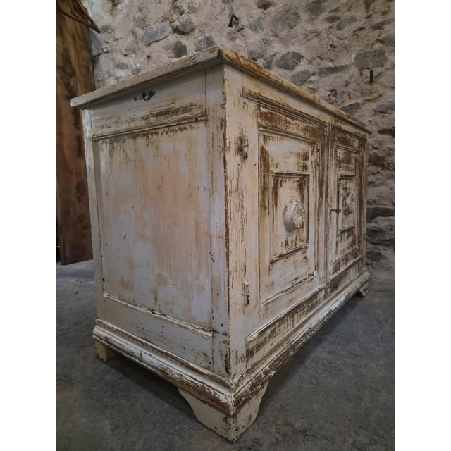 19th Century Antique French Pine Buffet Cabinet, 1870s For Sale - Image 5 of 18