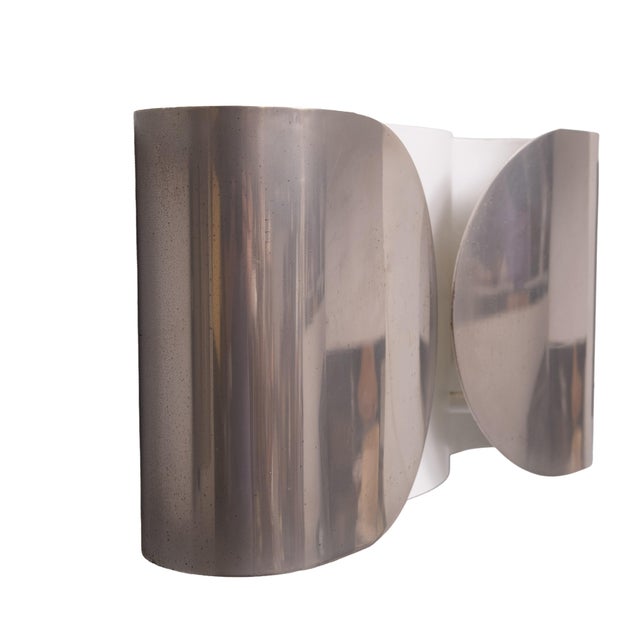 Mid-Century Modern Vintage Italian Foglio Wall Lights by Afra & Tobia Scarpa for Flos, 1970s, Set of 5 For Sale - Image 3 of 8