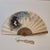 Large Romantic Pericón Fan in Painted Silk and Gilded and Silvered Wood, 1890s For Sale - Image 14 of 18