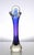 Vintage Blue Glass Vase, Italy, 1970s For Sale - Image 3 of 5