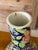 Antique Art Nouveau Etruria Cretona Polychrome Floral Bottle Vase - 18" For Sale - Image 4 of 12