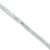 Contemporary 9.27 Carats Emerald Cut Diamond Tennis Bracelet For Sale - Image 3 of 5