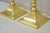Late 20th Century Hollywood Regency Tommi Parzinger Style Brass Candlestick Table Lamp Pair For Sale - Image 9 of 12