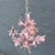 Italian Vintage Italian Pink Tole Chandelier/Pendant Lamp For Sale - Image 3 of 8