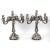Metal Silver Candlesticks from Vercelli, Set of 2 For Sale - Image 7 of 7