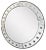 Antique Circular Distressed Panelled Mirror, 2020s For Sale