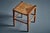 Beechwood Stools with Woven Rush Seats, France, 1950s, Set of 2 For Sale - Image 4 of 14
