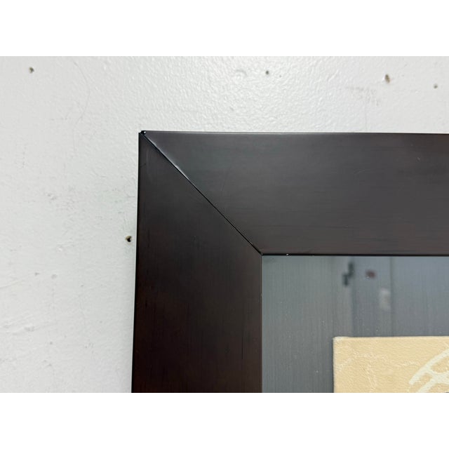 Chinese Ox Bone Calligraphy Brush Pen Shadowbox Wall Art For Sale - Image 4 of 12