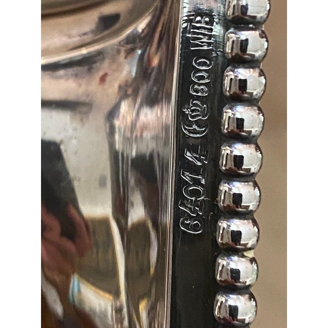 Late 19th Century Wilhem Binder 800 German Silver Centerpiece Bowl For Sale - Image 10 of 12