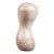 Modern Abstract Oblong "Arrokoth" Sculpture in Solid Alabaster by Mark Leblanc for Mark Leblanc Studios, Usa, C. 2023 For Sale