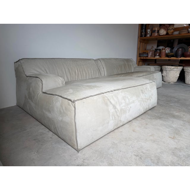 Paola Navone for Baxter “Miami Soft” Modular Leather Sofa – Made in Italy For Sale - Image 10 of 17
