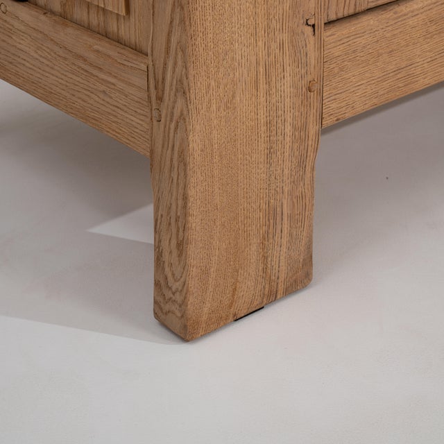 Brutalist Buffet With Iron Hardware For Sale - Image 4 of 12