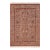 Shabby Chic Floral 1990's Pak-Persian Gray/Red Wool Rug - 8'1'' X 10'4'' For Sale