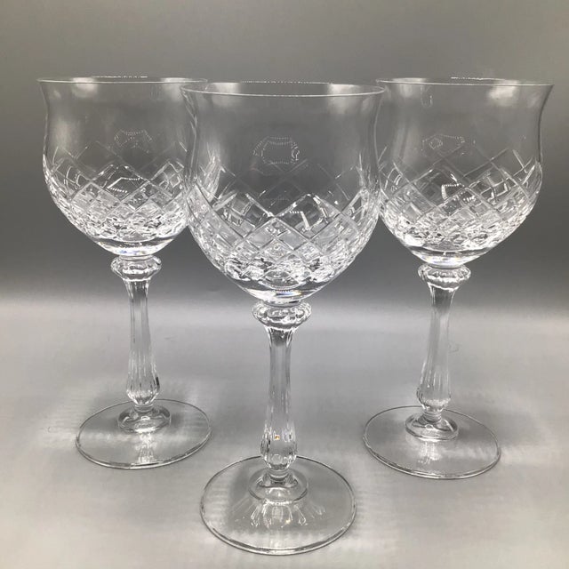 Mikasa Montclair Water Goblets-Set of 3 For Sale - Image 13 of 13