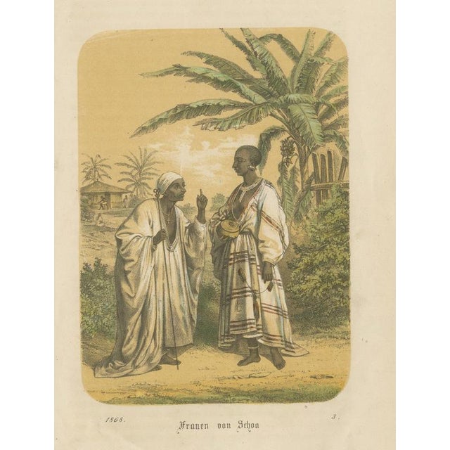 German School, Women of Shoa (Ethiopia), 1868, Paper For Sale - Image 9 of 9