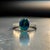 Natural Finely Faceted Quality Sapphire and Diamond Ring set in 14k White Gold with a total weight of 2.8 CT’s Certified...