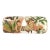 Scalamandre 21" x 7" Llamas Bolster Pillow in Leaf Terracotta For Sale