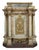 Antique Tabernacle of Roman Origin in Marbled Wood, 17th Century For Sale